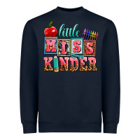 Navy little miss kinder Heavyweight Sweatshirt - AdoDesignShop
