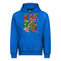 Cobalt Mardi Gras love Urban Hoodie - HowdyJamesFarm