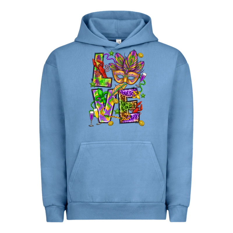 Mardi Gras Love Urban Hoodie by HowdyJamesFarm | Teevron