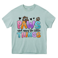 Arona paws and enjoy the little things Heavy Core Tee - MaliasSmallBusiness