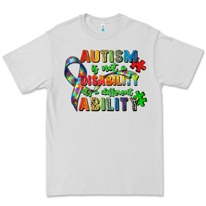 Autism Is Not A Disability Its A Different Ability Premium Tee by Zillion Design Studio | Teevron