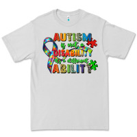 Dove Grey autism is not a disability its a different ability Premium Tee - Zillion Design Studio