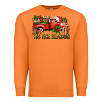 Carrot Tis' The Season Christmas Truck Premium Sweatshirt - BundleAndBundleShop