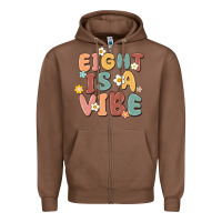 Chestnut eight is a vibe Zipper Hoodie - MaliasSmallBusiness
