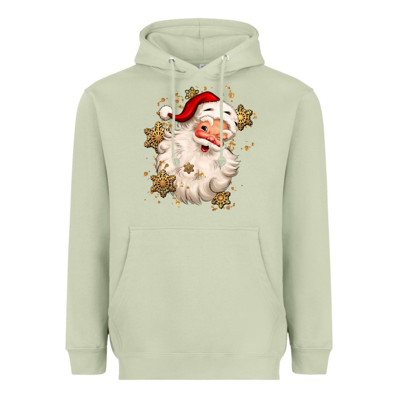 Christmas Santa Claus Heavyweight Hoodie by MaliasSmallBusiness | Teevron