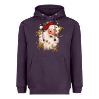 Plum Christmas santa claus Heavyweight Hoodie - MaliasSmallBusiness