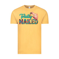 Vintage Mustard totally nailed bbs Vintage Tee - BundleAndBundleShop