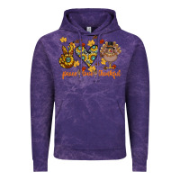 Cloud Purple Peace Love Thankful Vintage Hoodie - CowhideDigitalArt