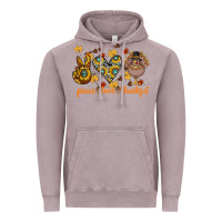 Vintage Zinc Peace Love Thankful Vintage Hoodie - CowhideDigitalArt