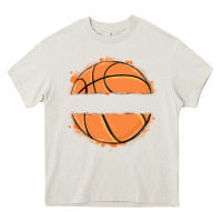 Cream custom basketball Heavy Core Tee - MaliasSmallBusiness