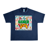 Navy the best gamer Urban Heavy Tee - JahusDesignShop