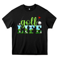 Black golf life Heavy Core Tee - Artiststas