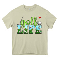 Mossy golf life Heavy Core Tee - Artiststas