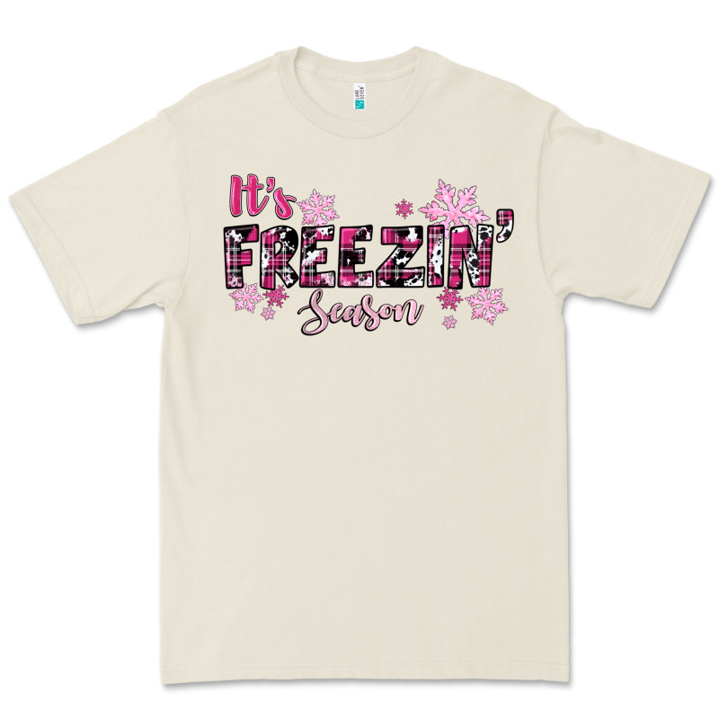 It's Freezin Season Pink Christmas Premium Tee by RanaPortraitStore | Teevron