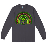 Smoke Western Shamrock Cross Rainbow Long Sleeve Tee - Artiststas