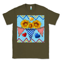 Army Green patriotic celebration Classic Tee - BundleAndBundleShop