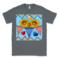 Charcoal Heather patriotic celebration Classic Tee - BundleAndBundleShop