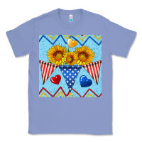 Colony Blue patriotic celebration Classic Tee - BundleAndBundleShop