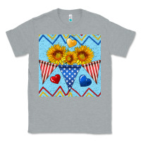 Heather Grey patriotic celebration Classic Tee - BundleAndBundleShop