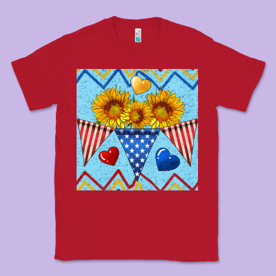 Patriotic Celebration Classic Tee Designed By Bundleandbundleshop