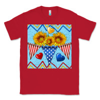 Red patriotic celebration Classic Tee - BundleAndBundleShop