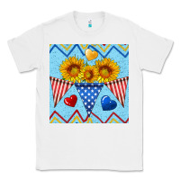 White patriotic celebration Classic Tee - BundleAndBundleShop
