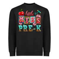 Black little miss pre k Heavyweight Sweatshirt - AdoDesignShop