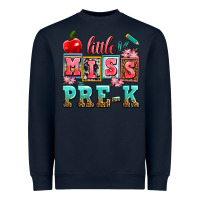 Navy little miss pre k Heavyweight Sweatshirt - AdoDesignShop