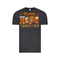 Vintage Black western happy thanksgiving bbs Vintage Tee - BundleAndBundleShop