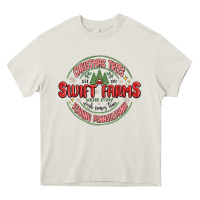 Cream Christmas swiftmas Heavy Core Tee - MaliasSmallBusiness