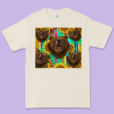 Bear Tumbler Premium Tee Designed By Barkaloodesign