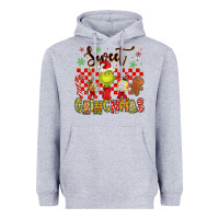 Heather Grey grinchmas Heavyweight Hoodie - MaliasSmallBusiness