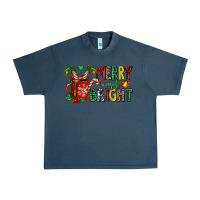 Midnight Navy merry and bright Urban Heavy Tee - AdoDesignShop
