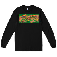 Black St. Patrick's Day Western  Lucky And Blessed Long Sleeve Tee - Artiststas