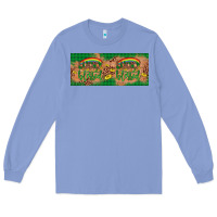 Colony Blue St. Patrick's Day Western  Lucky And Blessed Long Sleeve Tee - Artiststas
