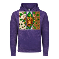 Cloud Purple St. Patrick's Day Highland cow Vintage Hoodie - Neo Western