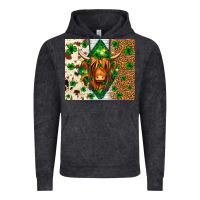 Vintage Black St. Patrick's Day Highland cow Vintage Hoodie - Neo Western