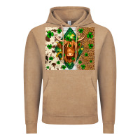Vintage Coffee St. Patrick's Day Highland cow Vintage Hoodie - Neo Western