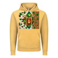 Vintage Mustard St. Patrick's Day Highland cow Vintage Hoodie - Neo Western