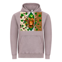 Vintage Zinc St. Patrick's Day Highland cow Vintage Hoodie - Neo Western