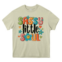 Mossy sassy little soul smiley Heavy Core Tee - MaliasSmallBusiness