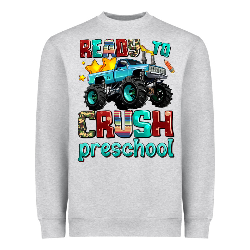 Ready To School Crush Preschool Heavyweight Sweatshirt by AdoDesignShop | Teevron