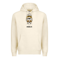 Tofu Yellow Glitter, Leopard Pattern Mom Skull Premium Hoodie - Bettercallsaul