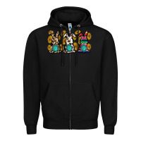 Black western bunny Zipper Hoodie - MaliasSmallBusiness