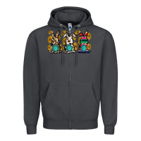 Smoke western bunny Zipper Hoodie - MaliasSmallBusiness