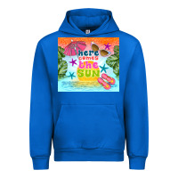 Cobalt here comes the sun Urban Hoodie - TumblerDesignByShophia
