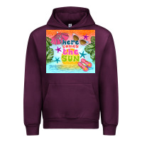 Mauve Wine here comes the sun Urban Hoodie - TumblerDesignByShophia