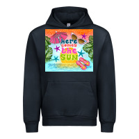 Navy here comes the sun Urban Hoodie - TumblerDesignByShophia