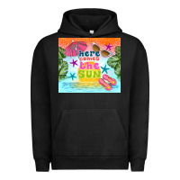 Pigment Black here comes the sun Urban Hoodie - TumblerDesignByShophia