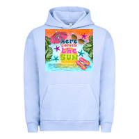 Pigment Grape Ice here comes the sun Urban Hoodie - TumblerDesignByShophia